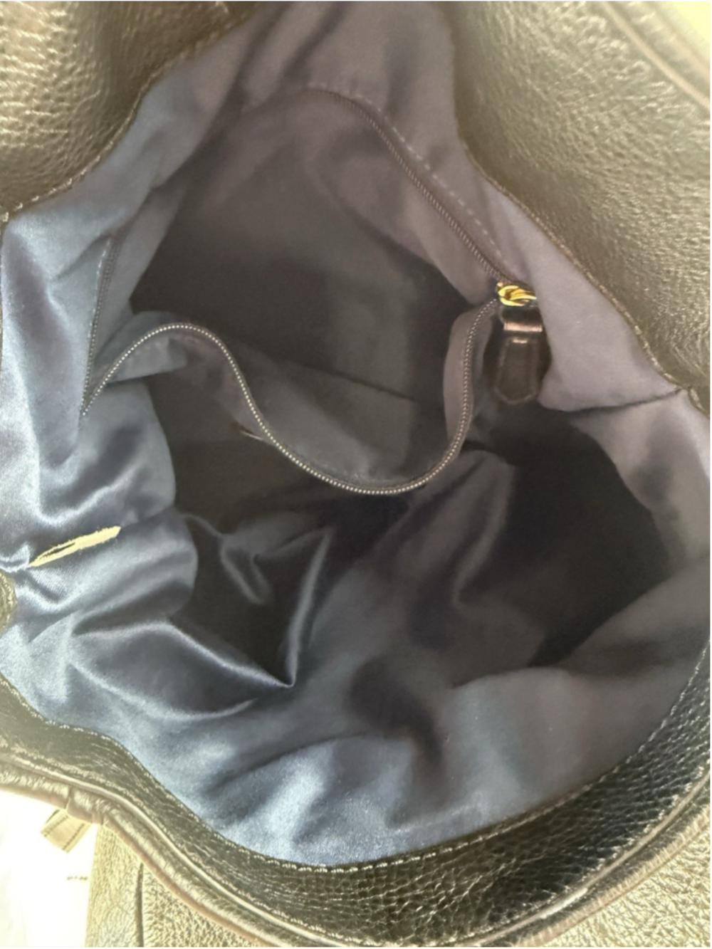 COACH F34291 Madison Phoebe Black Pebbled Leather 3 Compartments Shoulder Bag - Picture 7 of 16